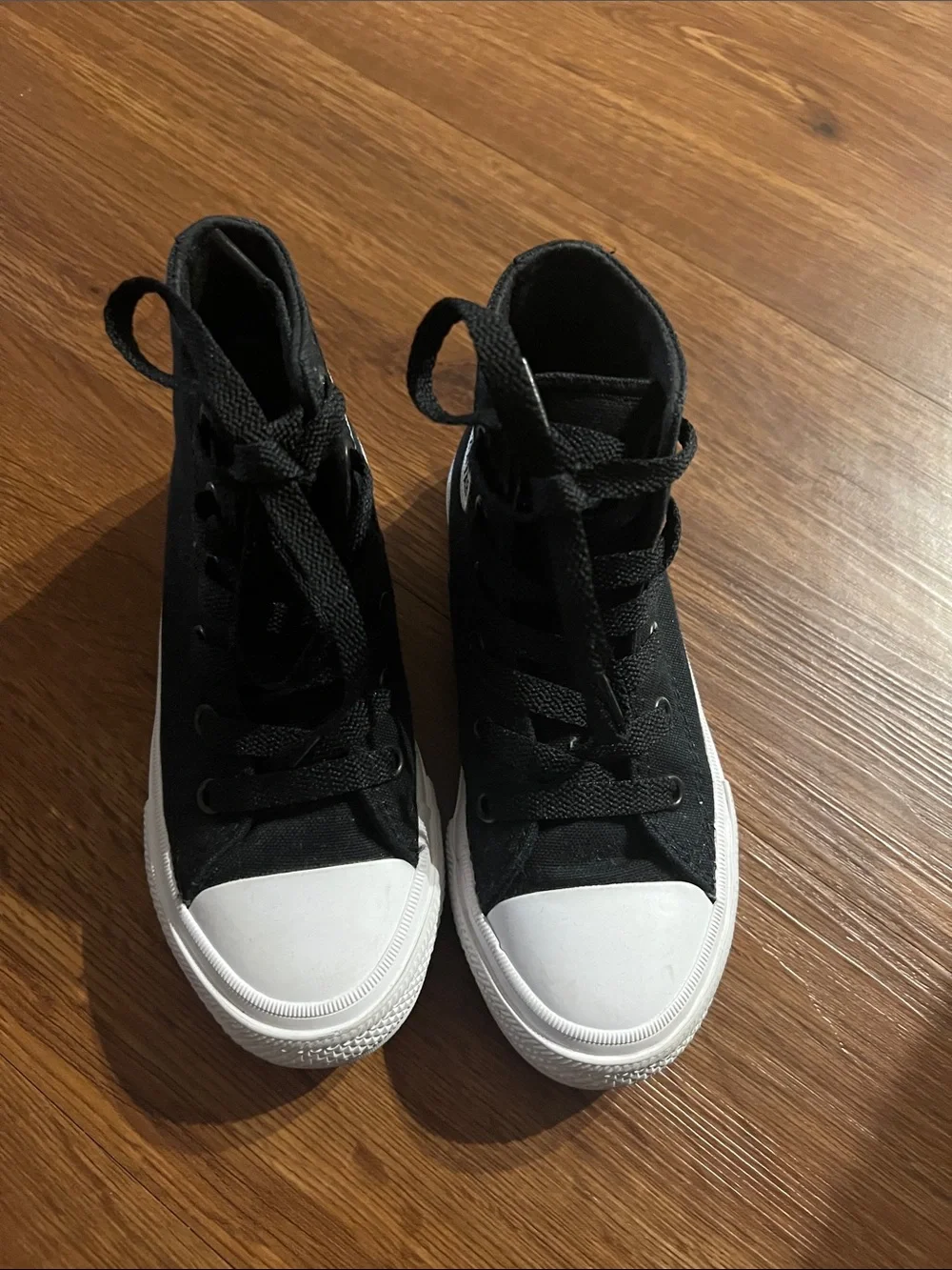 Converse Kids Black & White High-Top Sneakers